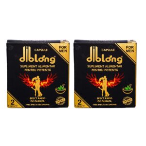 Capsule premium DIBLONG, pentru potenta, erectii dure, impotriva ejacularii, 100% natural, efect rapid si de lunga durata, 4 capsule